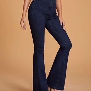 High Waisted NEVER WORN flared pants